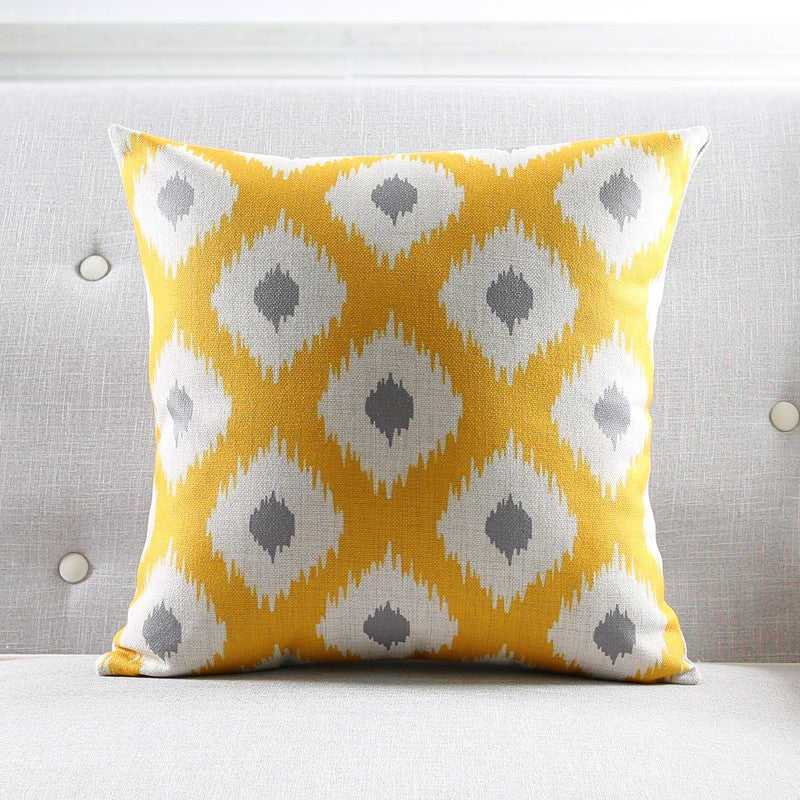 Yellow and Grey Ikat Collection - Hottest in Trend